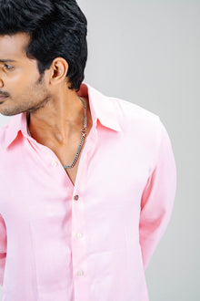 Mula Raaga Men’s Premium Shirt - Fuschia Pink