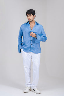 Mula Vyom Men’s Premium Shirt - Powder Blue