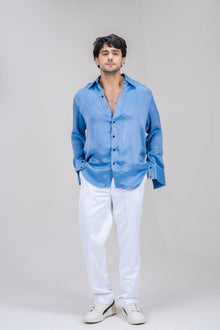 Mula Vyom Men’s Premium Shirt - Powder Blue