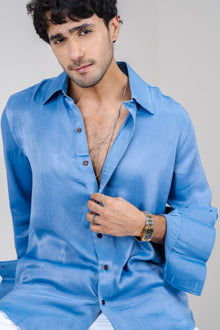 Mula Vyom Men’s Premium Shirt - Powder Blue