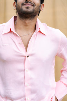 Mula Raaga Men’s Premium Shirt - Fuschia Pink